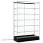 All Glass LED Showcase with 5 Shelves