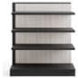 connectable extender add-on panel for GWALL shelving units