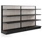extender add-on panel for GWALL shelving units connected to base fixture