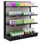 extendable retail shelving