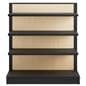 single sided retail shelving