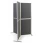 Folding portable backdrop panels with modular design 