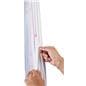 Hexagonal fabric pop up display with a zipper closure 