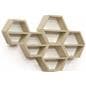 Wall Mounted Floating Honeycomb Shelves