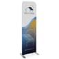 Personalized slip top banner stand with double sided graphics