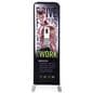 24 inch x 78.75 inch touchless hand sanitizer banner stand comes with a drip tray 