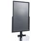 18 x 24 Sign Post with 4 Clear Literature Pockets, 69" Tall