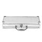 Standard tabletop retractable banner stand with aluminum carry case