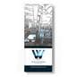 Budget banner stand - poster only with durable stay flat vinyl construction
