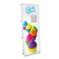 Quick fabric pop up banner with machine washable graphic panel 