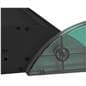 Hardware only premium banner stand with removable end covers