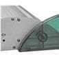 End caps for wide base retractable stands with snap on design