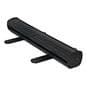 Hardware only narrow base banner stand with aluminum construction