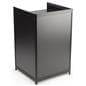 Cash Counter: 24" Wide Black Checkout Counter