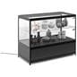 Illuminated Glass Merchandise Counter, Aluminum
