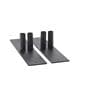 Connecting foot for ICBCPR_Barrier with powder coated finish