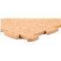 Interlocking cork floor is water resistant