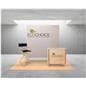 Interlocking cork floor is eco-friendly