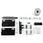 Digital interactive whiteboard with multiple accessories and wall mounting hardware 