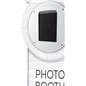 Promotional tablet selfie booth with beauty mirror and LED light
