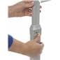 Height Adjustable iPad Donation Kiosk Raises up to 71.3750"h
