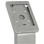 iPad enclosure floor stand with dual locking anti theft enclosure 