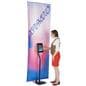 Tall iPad Stand with Custom Banner