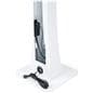 Edge-lit iPad kiosk with integrated cable management 