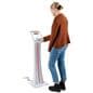 Edge-lit iPad kiosk with remote included