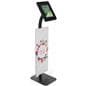 Custom Branded iPad Security Kiosk with 12 x 30 Banner