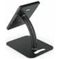 Floor to Counter Public Tablet Holder with Standard Lock Slot