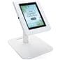 Floor to Counter Tamper-Proof Tablet Holder, Shown at Table Height