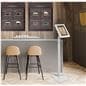 Floor to Counter Tamper-Proof Tablet Holder with stable base