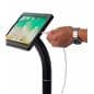 iPad pro floor stand holder with charging port accessibility 