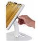 11" iPad pro adjustable stand with locking enclosure with keys 