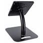 Adjustable iPad pro 12.9" floor stand with rotating enclosure 
