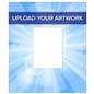 17.5 inch x 20.25 inch personalized tablet enclosure graphic with single-sided signage 
