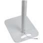 iPad display stand with foam board graphics has cable management 