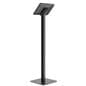 iPad kiosk stand with rotates to landscape or portrait orientation