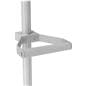 Medical mobile iPad cart with included handle for easy mobility