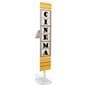 iPad foam board banner floor stand with large area for displaying graphics