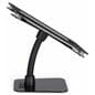 Flex arm tablet mount custom holder for 12.9 iPad with weighted base