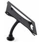Flex arm tablet mount custom holder for 12.9 iPad with permanent mounting option