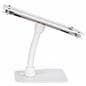 Custom secure flexible iPad 12.9 stand with gooseneck arm