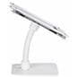 Custom secure flexible iPad stand with tilting arm