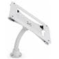 White wall/counter mount iPad frame with permanent mounting option