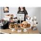 Anti-theft multi-mount iPad tablet stand with cable management system