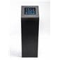 Black powder coated steel tablet kiosk stand for 12.9" devices