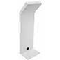 White iPad floor stand kiosk secured with 2 locks