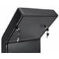 Tablet floor stand secure freestanding kiosk with 2 locks